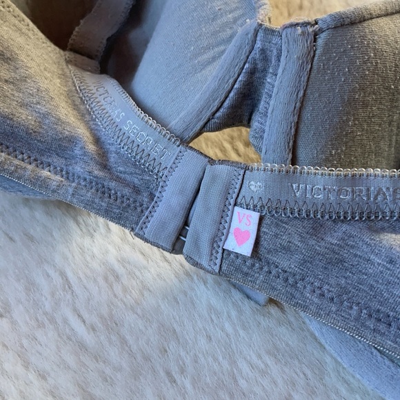 Victoria’s Secret | Gray Cotton Lingerie Lined Perfect Coverage Bra | 36DD - Picture 7 of 13